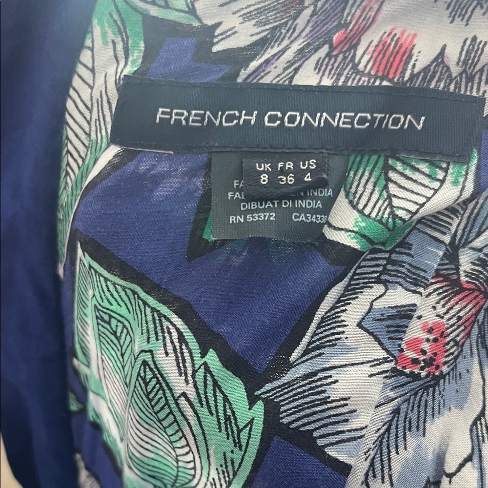 French Connection Blue Floral Dress